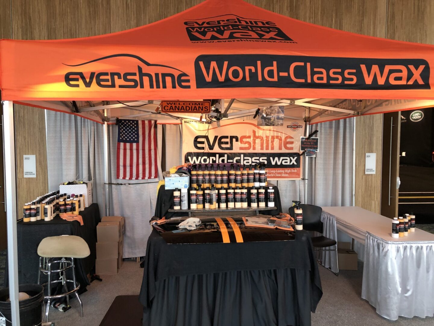 Evershine World Class wax Setup